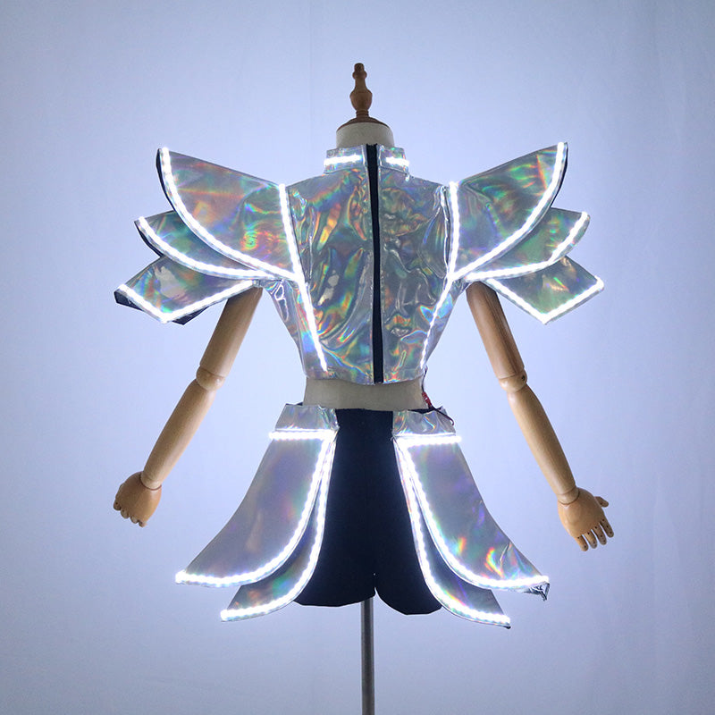Robot LED Illuminated Women's Dance Dress