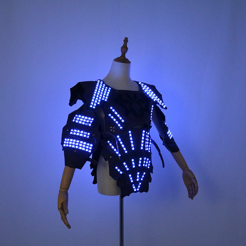 Illuminated LED Robot Armour