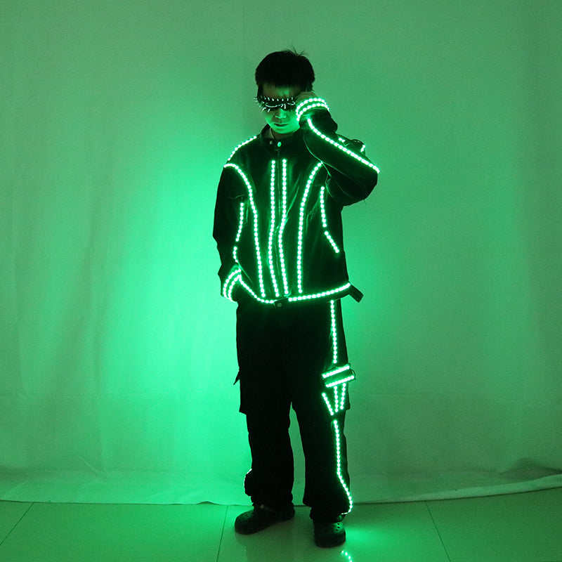 LED Light Jacket Stage Costume
