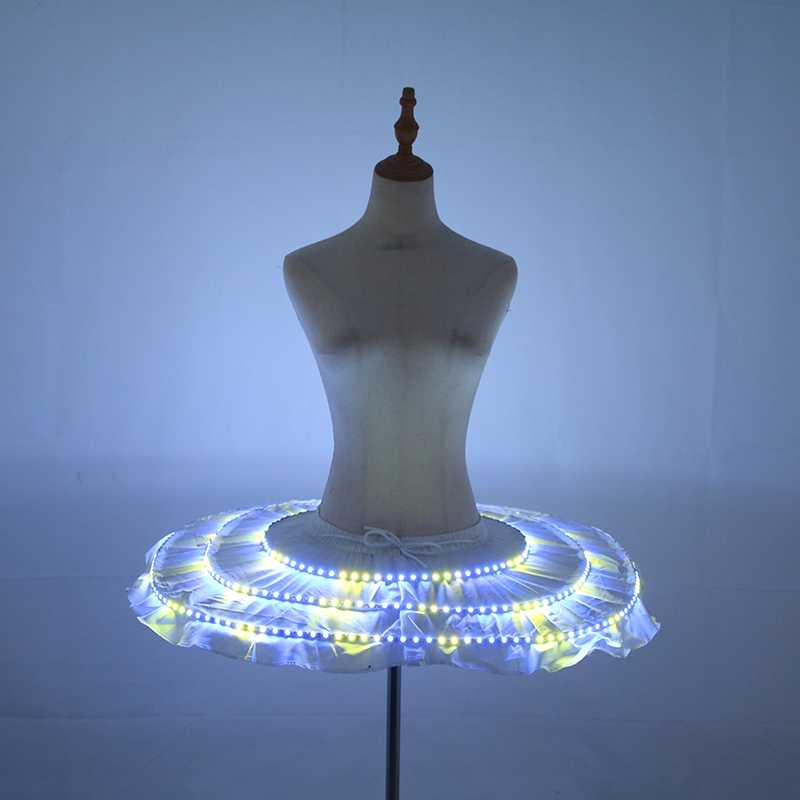 Colorful Luminous LED Skirt Sexy Ballet Dance Skirt