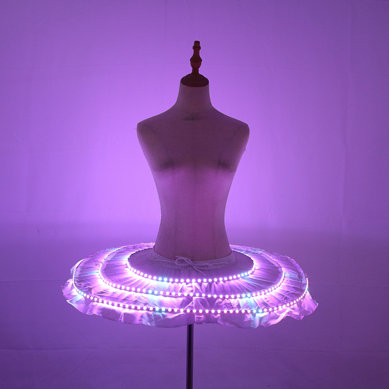 Colorful Luminous LED Skirt Sexy Ballet Dance Skirt