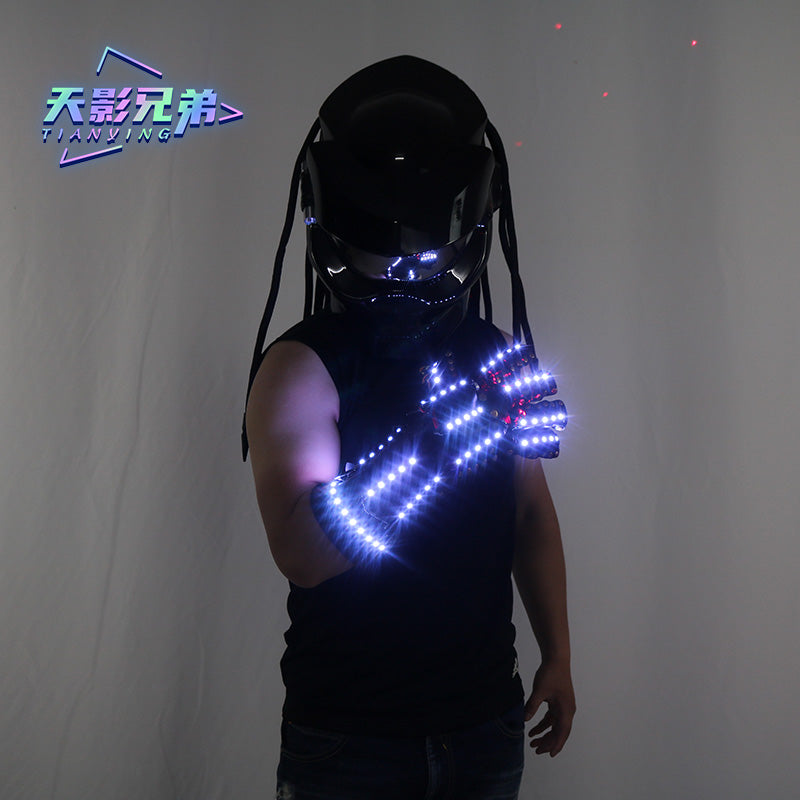 LED luminous arm COSPLAY robot arm laser prop bar DJ party street dance stage prop