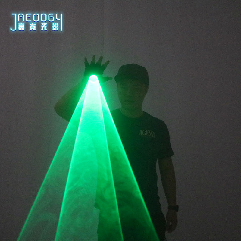 Automatic Rotating Laser Gloves, Luminous Props, Stage Performance, Halloween, Christmas Party, Street Dance, Green, Red