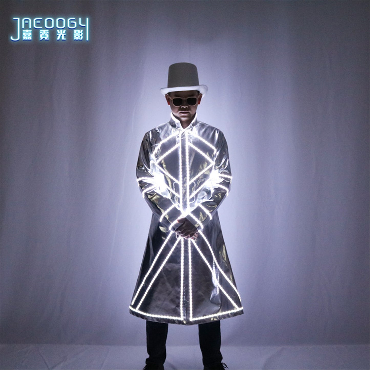 New Men's LED Luminous Clothing Stage Performance DJ Party Luminous Props