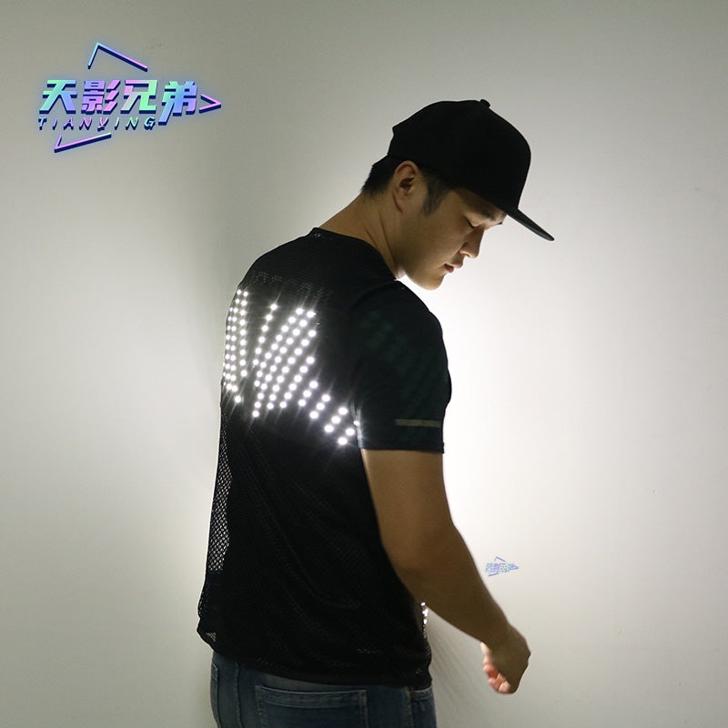 LED Luminous Vest Vest Nightclub Performance Light Clothing Party DJ Street Dance Mechanical Dance Song Dance, Props