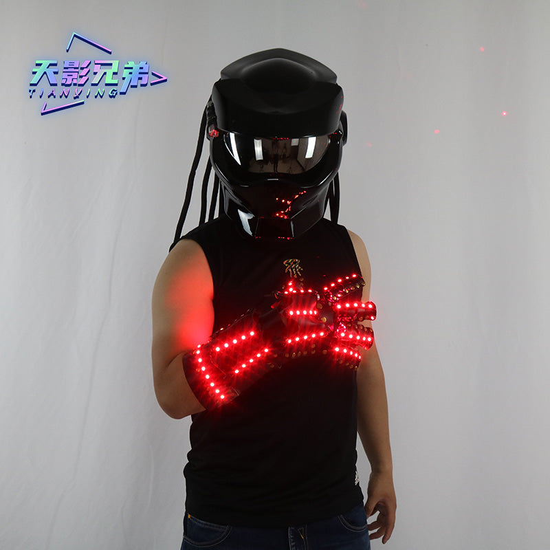 LED luminous arm COSPLAY robot arm laser prop bar DJ party street dance stage prop