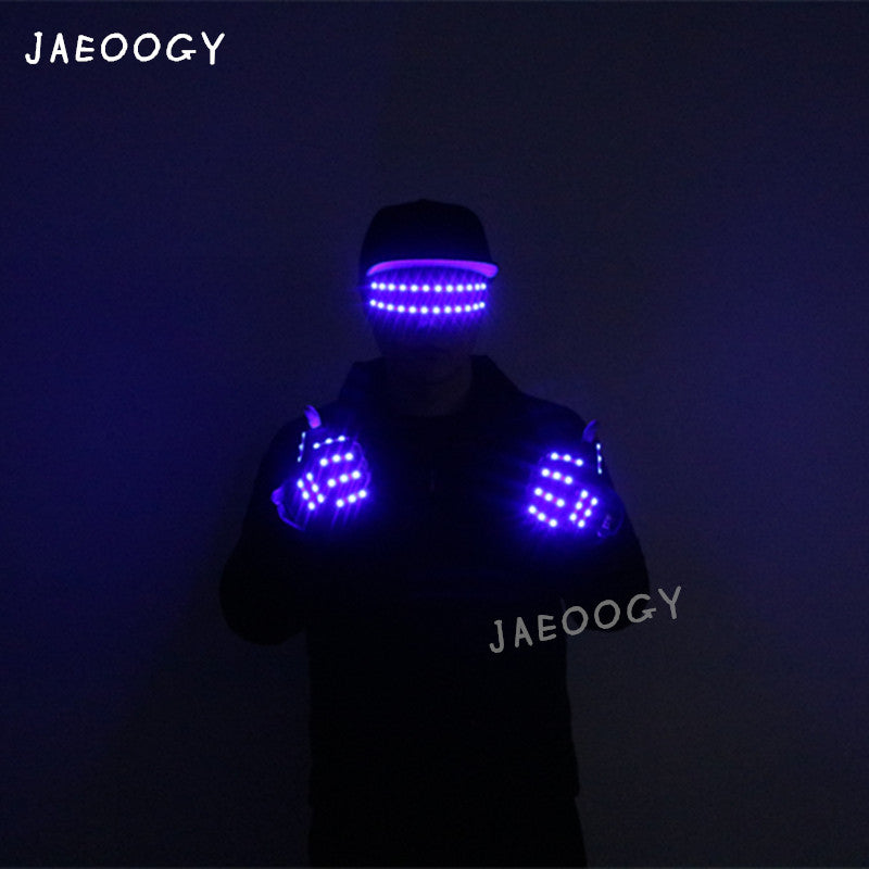 Luminous Stage Clothing, LED Gloves, Stroboscopic Glasses, Laser Bars, Dance Hall, Stage Parties, Props