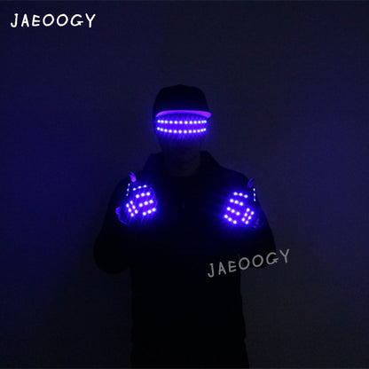 Luminous Stage Clothing, LED Gloves, Stroboscopic Glasses, Laser Bars, Dance Hall, Stage Parties, Props