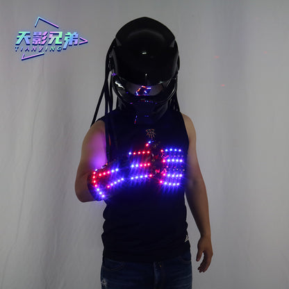 LED luminous arm COSPLAY robot arm laser prop bar DJ party street dance stage prop