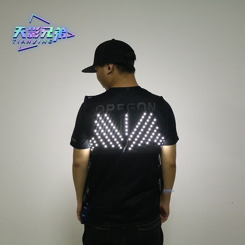 LED Luminous Vest Vest Nightclub Performance Light Clothing Party DJ Street Dance Mechanical Dance Song Dance, Props