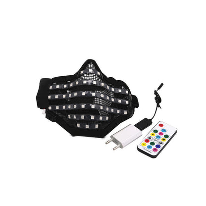 LED Colorful Luminous Mask, Halloween, Christmas Party, Bar, Street Dance, Mechanical Dance Props