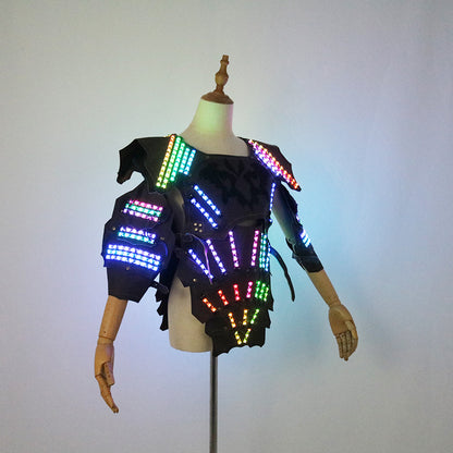 Illusionary Luminous Armor Armor Kamp Shoulder Gathering Party Festival Fluorescent Show DJ Props