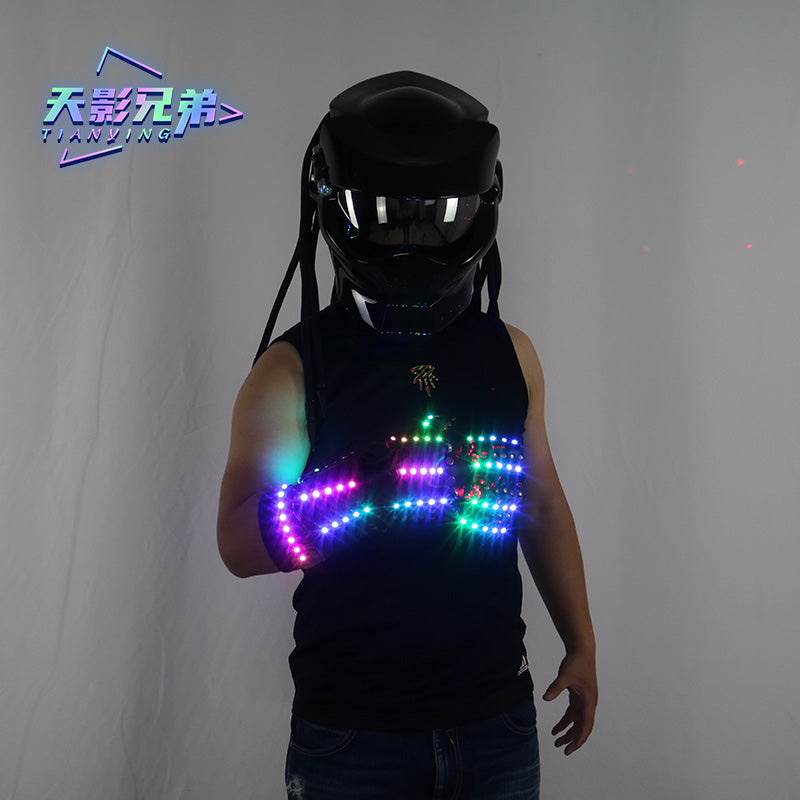 LED luminous arm COSPLAY robot arm laser prop bar DJ party street dance stage prop