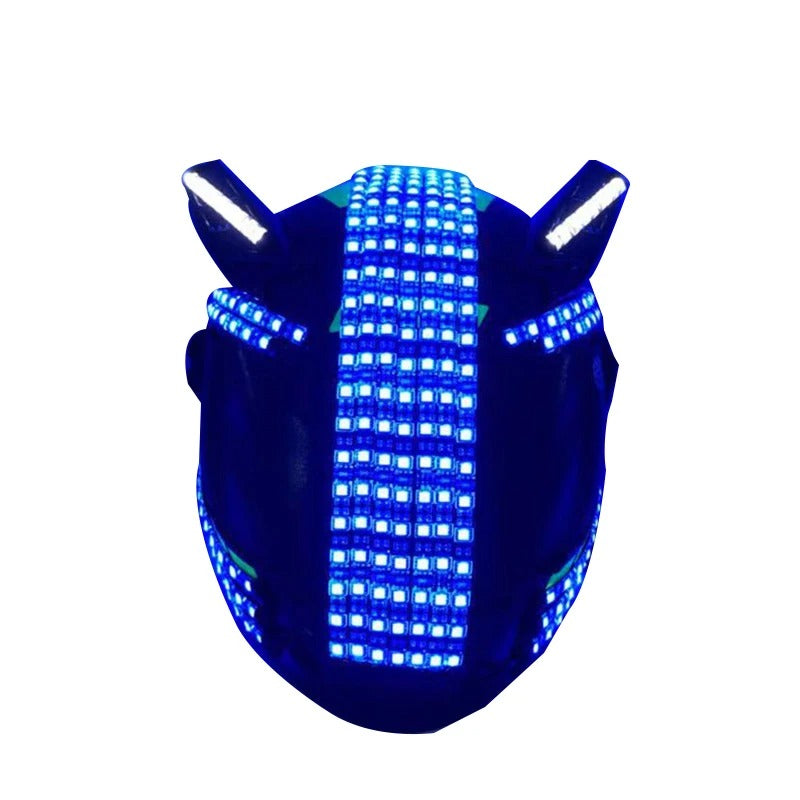 Sparkling Marquee luminous helmet, luminous LED helmet, luminous, robot, suit accessories, fashionable