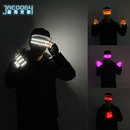 Luminous Stage Clothing, LED Gloves, Stroboscopic Glasses, Laser Bars, Dance Hall, Stage Parties, Props