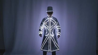 New Men's LED Luminous Clothing Stage Performance DJ Party Luminous Props